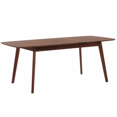 Table de salle à manger extensible MADOX Noyer foncé 120/150 cm 75 cm