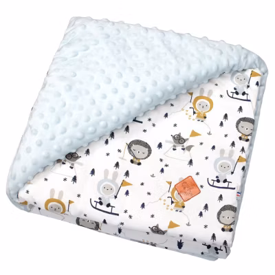 SEVIRA KIDS  Couverture réversible en minky Eskimo