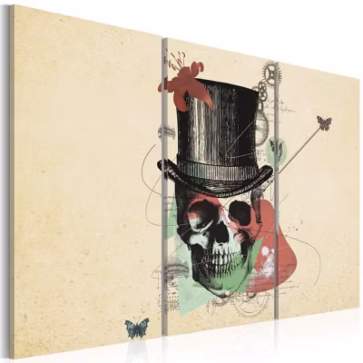 Tableau Gentleman&rsquo;s skeleton 60×40 cm