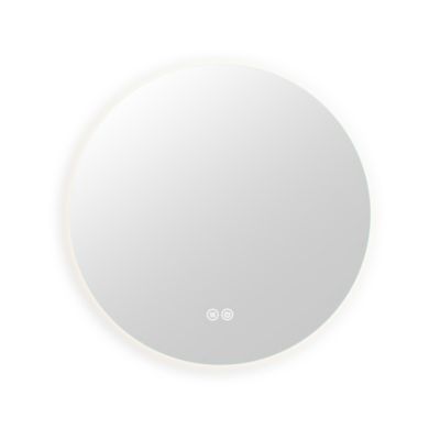 Miroir Rond LED Salle De Bain 80×80 Cm – Anti-buée Avec 3 Couleurs De Lumière