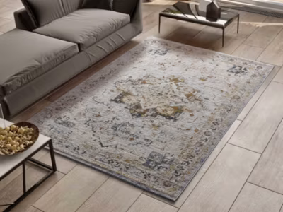 Tapis intérieur ATTICGO multicolore rectangulaire vintage 77×150 cm SPRINGS