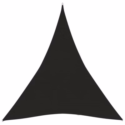 vidaXL Voile d&rsquo;ombrage 160 g-m2 Noir 4x5x5 m PEHD