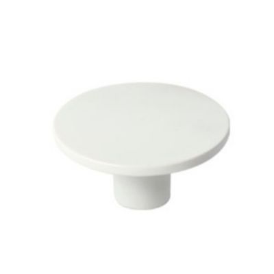 Bouton de meuble abs diamètre 40 mm  peint blanc lot de 36 piéces