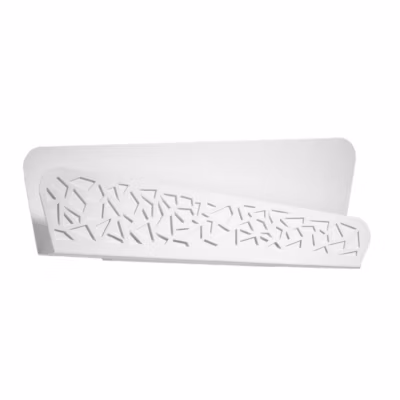Applique en acier/PVC 2 lampes 40x6x15cm Sollux