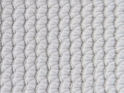 Filet échafaudage 50g/m² – Léger – Mailles triangulaires Blanc 3.07m x 50m Boutonnières côtés
