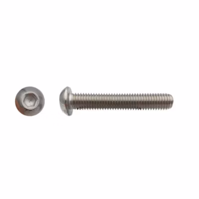 200 Vis Métaux Tête Bombée 6 Pans Creux BHC 5 x 40 mm – 7380-1 – Inox A2 – D-Work