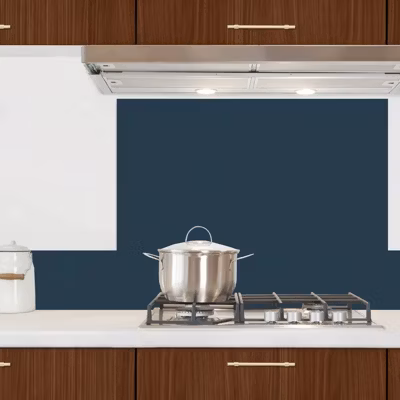 Fond de hotte en aluminium – essentiel bleu nuit – 70×60 cm