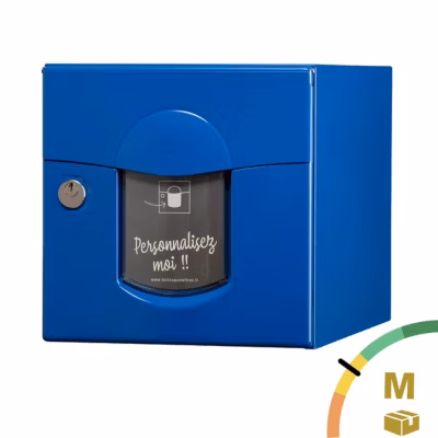 Boite aux lettres Soléa 1 porte Bleu RAL 5010 B