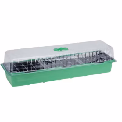 Plateau de germination avec couvercle pour semis