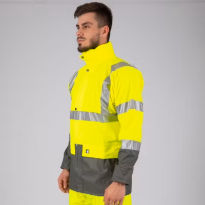 bandit – veste de pluie haute visibilitÉ – 9250 jaune fluo 3xl