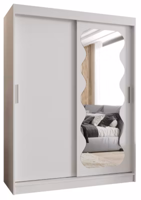 Armoire SPOTI à portes coulissantes H. 200 x L. 150 x P. 62, 2 portes