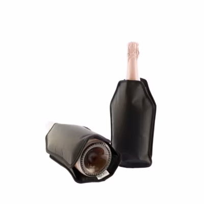 Pochette réfrigérante vin et champagne High Tech Noir – Fresh par Koala