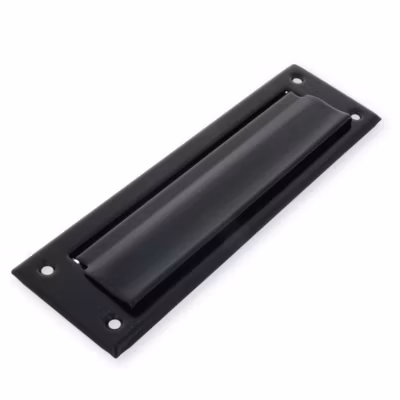 AMIG – Entrée de boîte aux lettres  1 – 254 x 78 mm – Acier – Noir