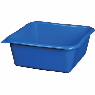 Cuvette carrée – 29 cm – 5.5 L – bleu