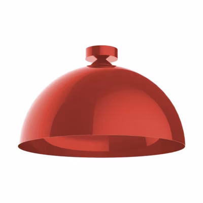 LUMICOM – CASSIS Plafonnier, 1XE27, max 42W, métal, rouge brillant, D60cm