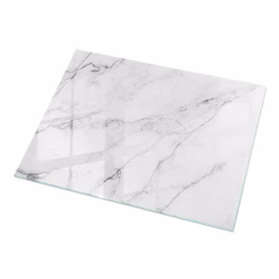 Dessus de table en verre trempé Wallfluent 120×80 cm Motif de surface en marbre
