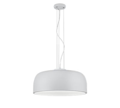 Suspension design 4xE27 max 40W blanche mat dimmable – Trio – Baron