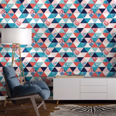 Sticker effet papier peint – CUBA – 30x30cm
