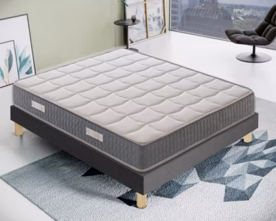 Matelas 80×190 à Mémoire de Forme – Epaisseur 21 cm – Mousse à Mémoire de forme 5 cm – 9 zones de confort – Mod Delphine