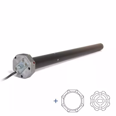 Moteur Volet Filaire Secours AVOSDIM D.45 50Nm + adaptations axe octo60