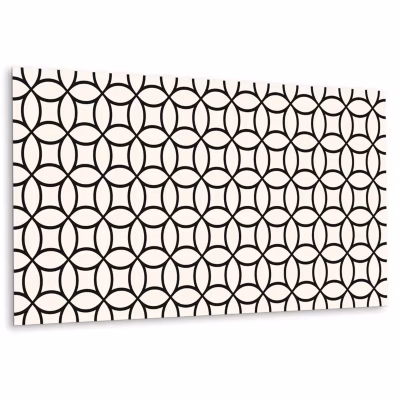 Panneau autocollant Tulup 100×50 cm Cercles géométriques 1 pcs