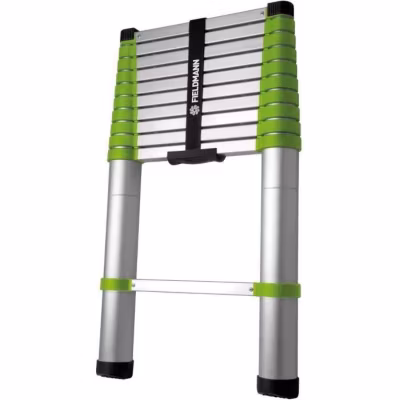 Échelle télescopique Fieldmann FZZ 4002 3,2 m aluminium 11 marches verte