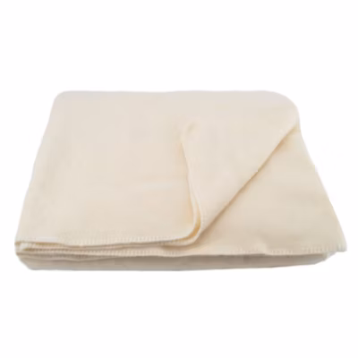 Couverture chaude laine et mohair (220×240 cm – Naturel)