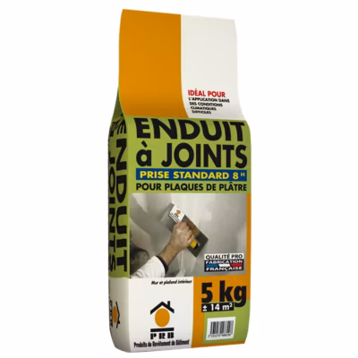 Enduit à Joint Prise Standard 8h – Finition Plaques de Plâtre – Prêt à l Emploi – Résistance Anti-Fissures – Usage Intérieur