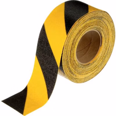 3M AR1GS50 Revêtement anti-glisse universel auto-adhésif 20 m x 50 mm, jaune/noir