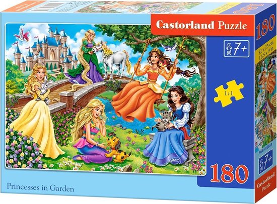 Castorland Princesses in Garden 180 pcs Jeu de puzzle 180 pièce(s) Dessins animés