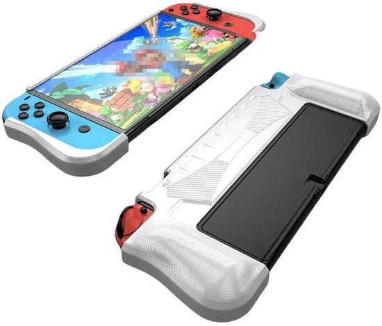 Coque de protection Grip en TPU pour Nintendo Switch OLED – Wit