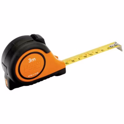 Mètre-ruban Bahco MTB-8-25-M 8 m – lame 25 mm en acier au carbone