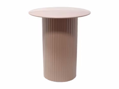 Table d&rsquo;appoint en métal – Beige – SUADA