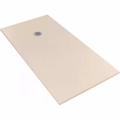 Receveur de douche à poser extra-plat épaisseur 30mm en pierre SANINDUSA STONIT Marina Plus 220×80 antidérapant C3 beige
