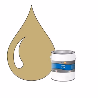 Peinture fer antirouille – Laque extérieure Semi-Brillante POK FER – 1L – RAL 1001 – Beige