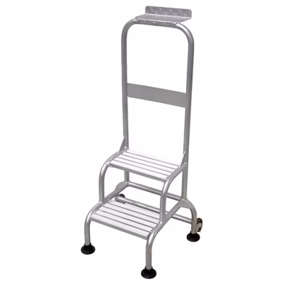 Marchepied 2 marches – Hauteur de travail max. 2.42m – Largeur 0.42m – RG-2PL
