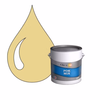POK MIX : Peinture Meuble Satinée Multi-supports Intérieur – 3L – RAL 1015 – Ivoire Clair – Clic & Pok