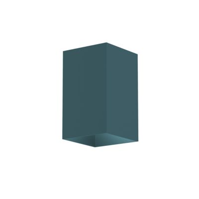 LUMICOM – CUBE Plafonnier, 1X GU10, max 33W, métal, bleu méditerranéen, H10cm