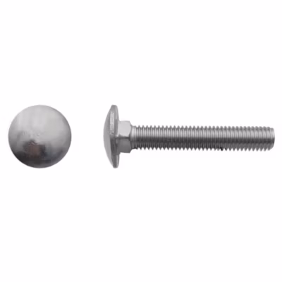 50 Vis Tête Ronde Collet Carré TRCC 10 x 60 mm – DIN 603 – Inox A2 – D-Work