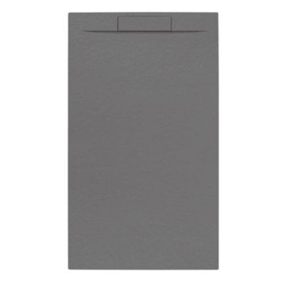 Swiss Aqua Technologies Fusion Receveur de douche 140x80cm en marbre coulé, Gris perle (SATFU14080GRP)
