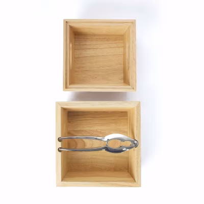 Set casse-noix Livoo MEN346A + 2 bols en bois – Casse noix, noisettes, amandes ou tout autre aliments