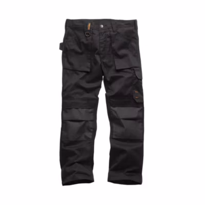 Pantalon Worker Noir Taille 44 S – Confort Optimal, Résistant et Pratique – Scruffs