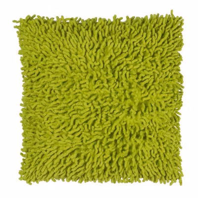 Coussin en coton seventies vert 40×40
