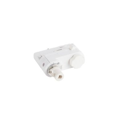 Adaptateur pour suspension pour rail triphasé blanc