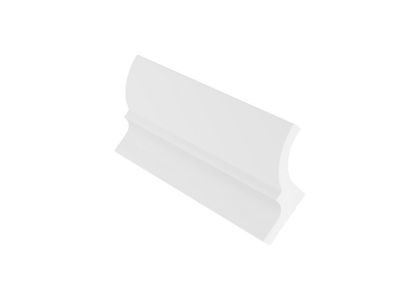 Lot de 3 corniches plafond en polystyrène L290 x l4.2 x H7 cm blanc – ANTECA