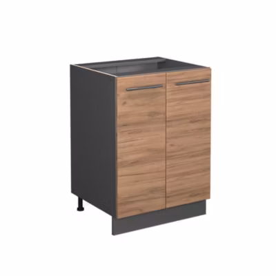 Vicco Meuble bas de cuisine Chêne de force doré 60cm sans PT
