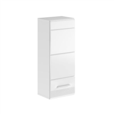 Demi colonne de salle de bain  Blanc laqué  KLEANKIN
