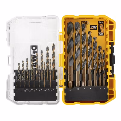 Dewalt – Jeu de forets HSS DT70729-QZ Noir / Jaune or (Taille unique)