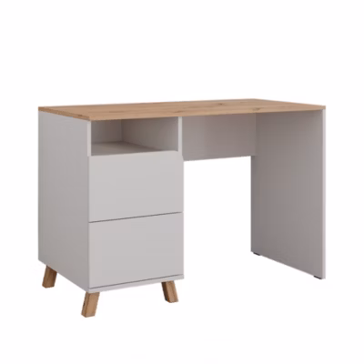 Vicco Coiffeuse Blanc/Artisan 110cm avec tiroirs