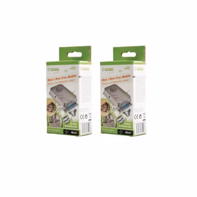 Pack  2X Répulsifs Souris et Rats 12-24 KhZ ISOTRONIC